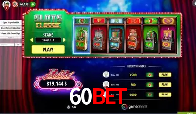 Descubra a Magia dos Jogos de Arcade no 60BET